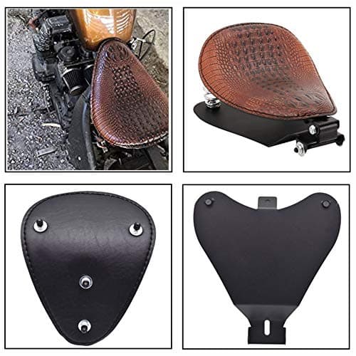 Munirater Brown Spring Seat Base Replacement for Honda Shadow Spirit ACE VT 1100 750