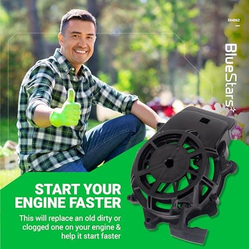 BlueStars 594062 Rewind Starter for Lawn Mower