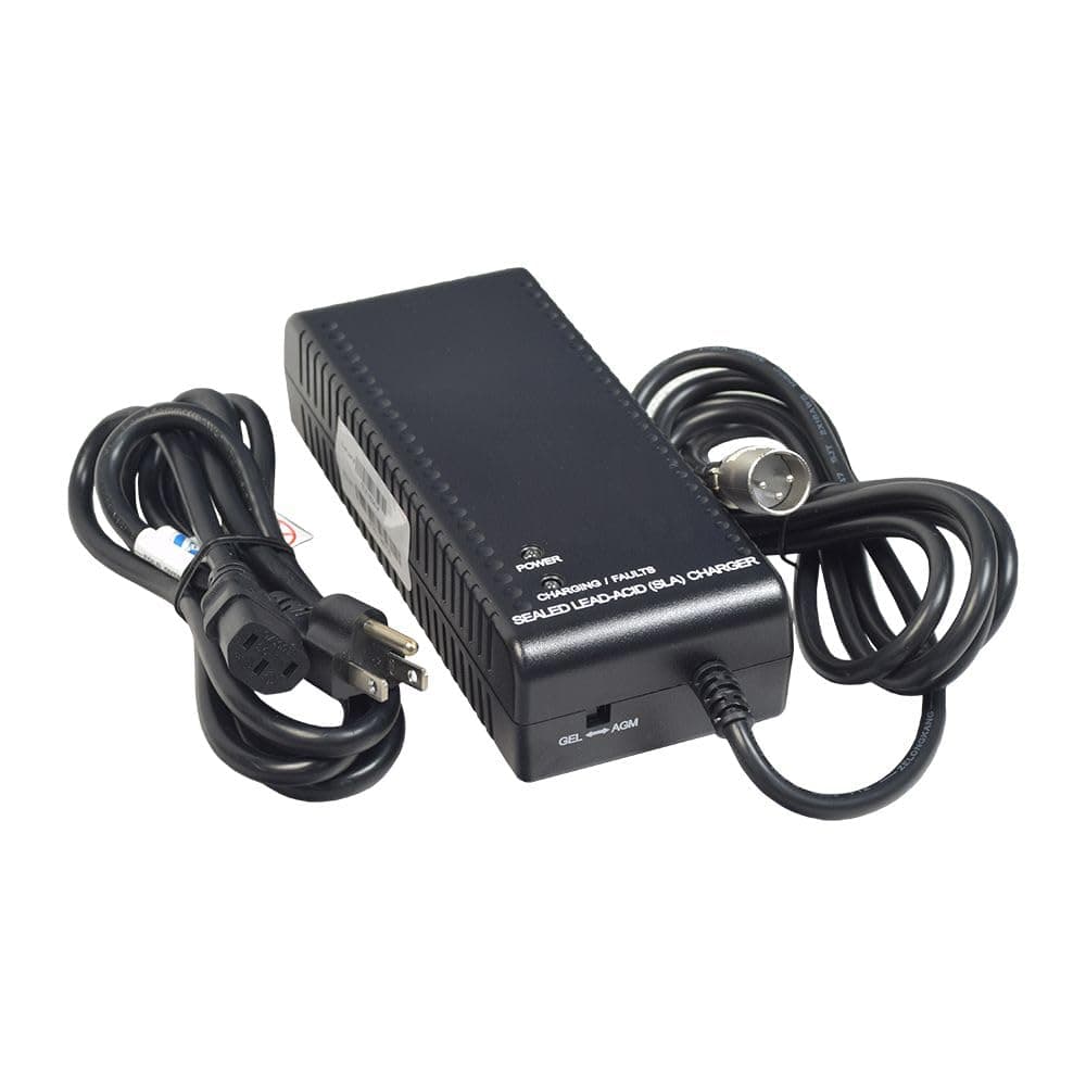AlveyTech 24V 5.0A XLR Battery Charger for Scooters & Power Chairs (71698 / CPC)