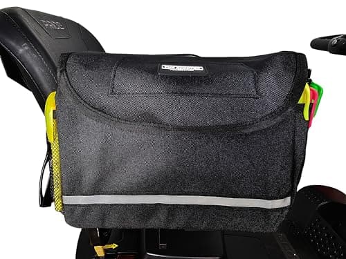 Armrest Bag for Mobility Scooters & Powerchairs. Deluxe Storage Pouch Accessory.