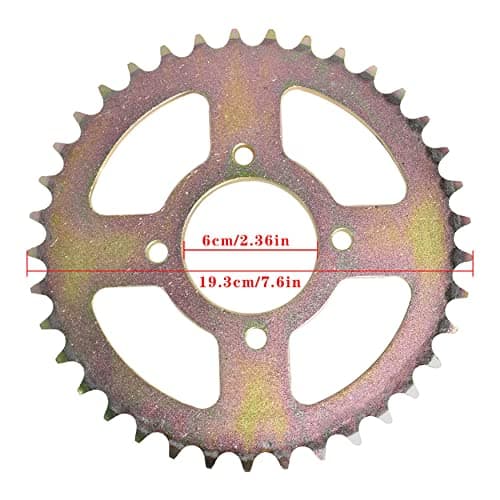 Go Kart Rear Live Axle Assembly Kit with Pillow Blocks Sprocket Brake Disc Wheel Hubs Chain Brake Master Cylinder Calipe