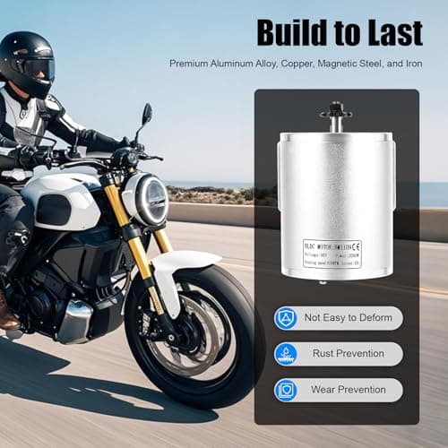 48V 2000W Brushless DC Motor Kit 3 Speeds with LCD Throttle