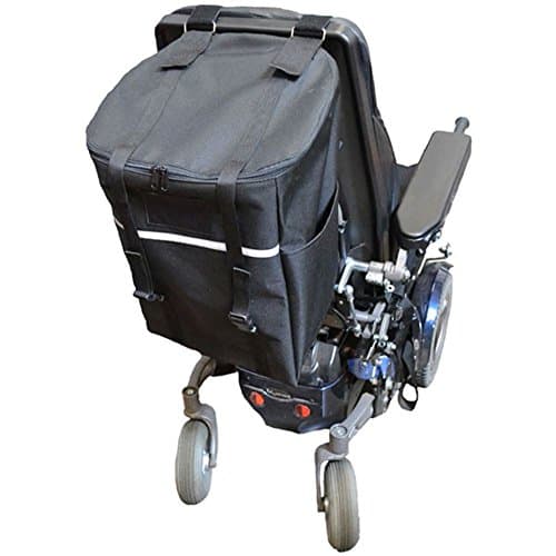Large Water Resistant Scooter or Wheelchair Seat-back Bag - Convenient Storage for Mobility