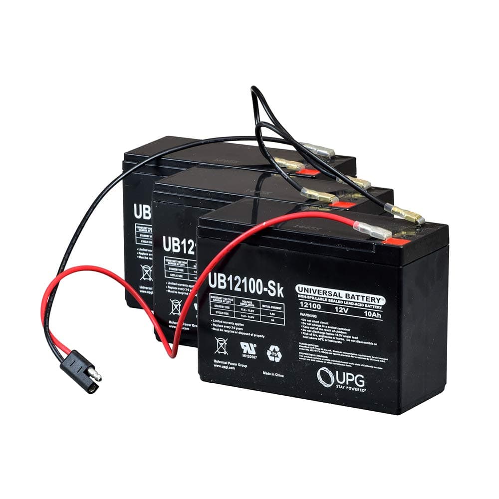 AlveyTech 36V 10Ah Battery Pack with Harness for eZip, GT, IZIP, Mongoose, and Schwinn Scooters