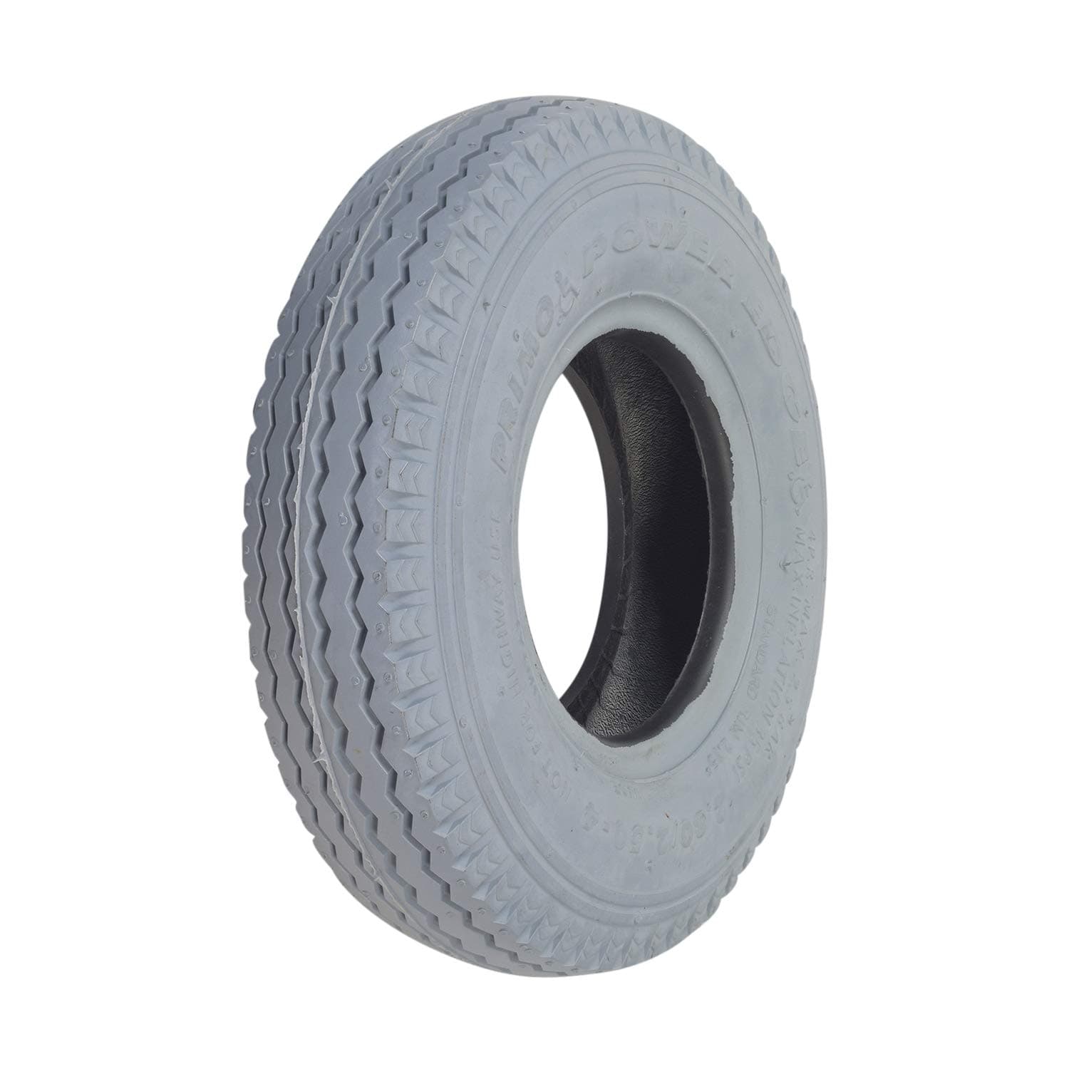 AlveyTech 2.80/2.50-4 Pneumatic Mobility Tire with C178G Sawtooth Tread