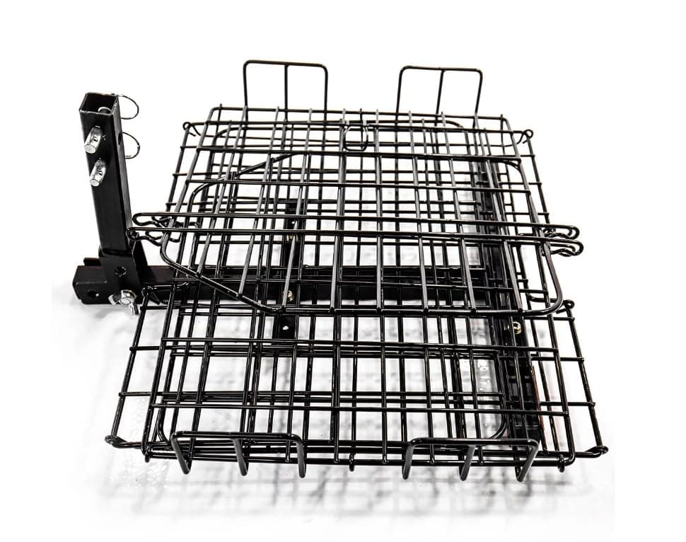 T950 Folding Rear Basket for Pride Mobility & Go-Go Scooters, Heavy-Duty & Durable