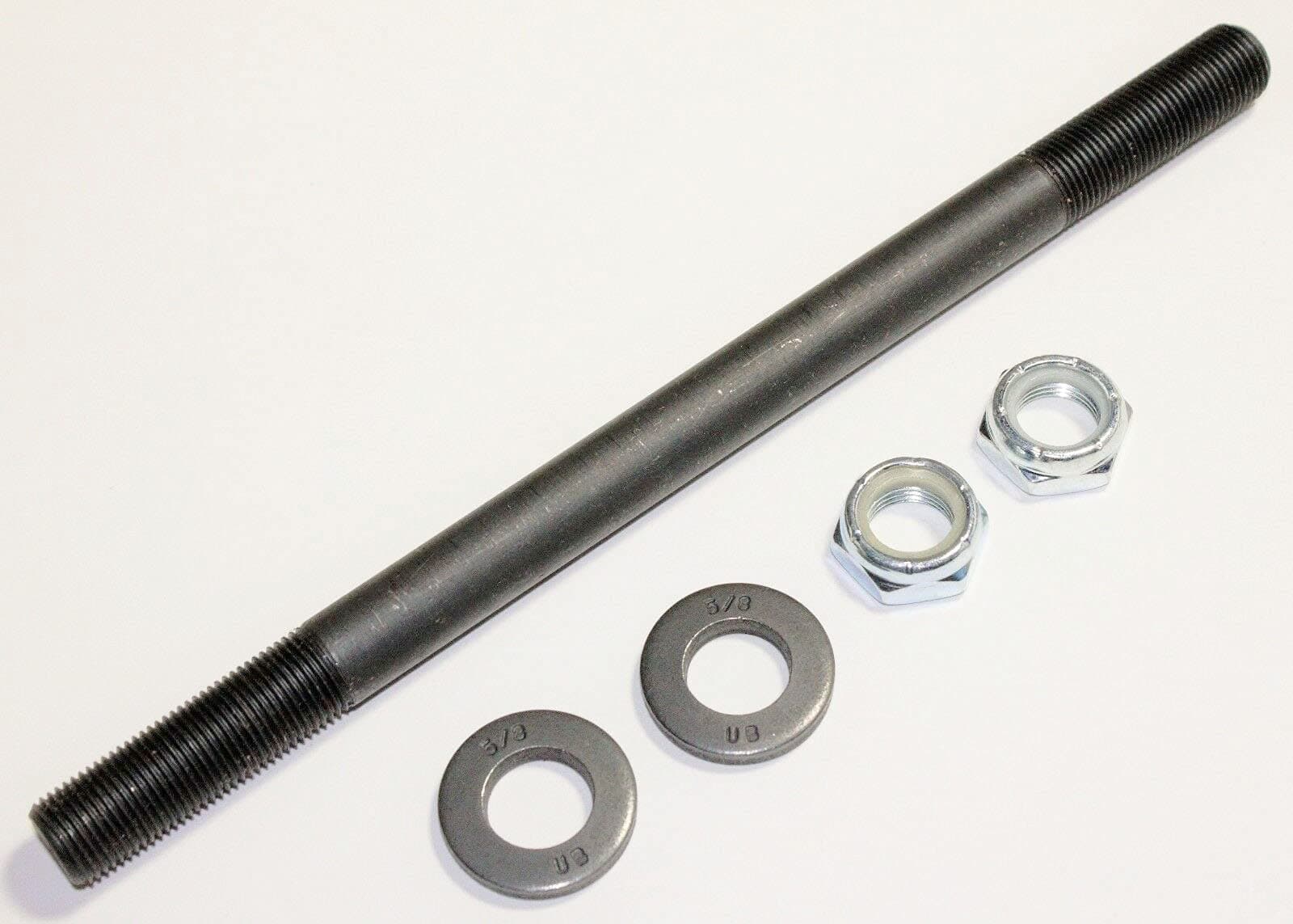5/8"x10" Mini Bike Axle Kit with Thick Washers & Lock Nuts