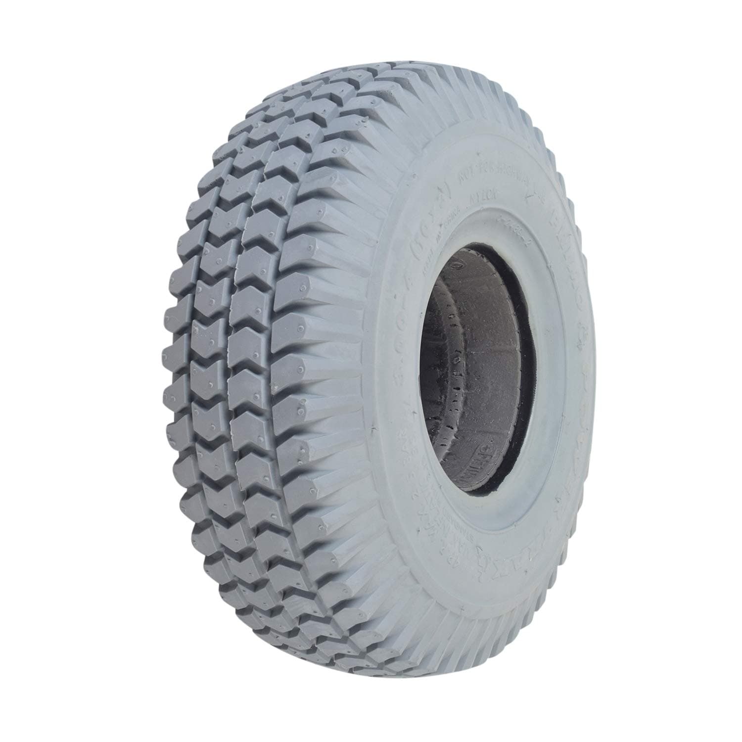AlveyTech 3.00-4 Foam-Filled Mobility Tire with Powertrax C248 Tread