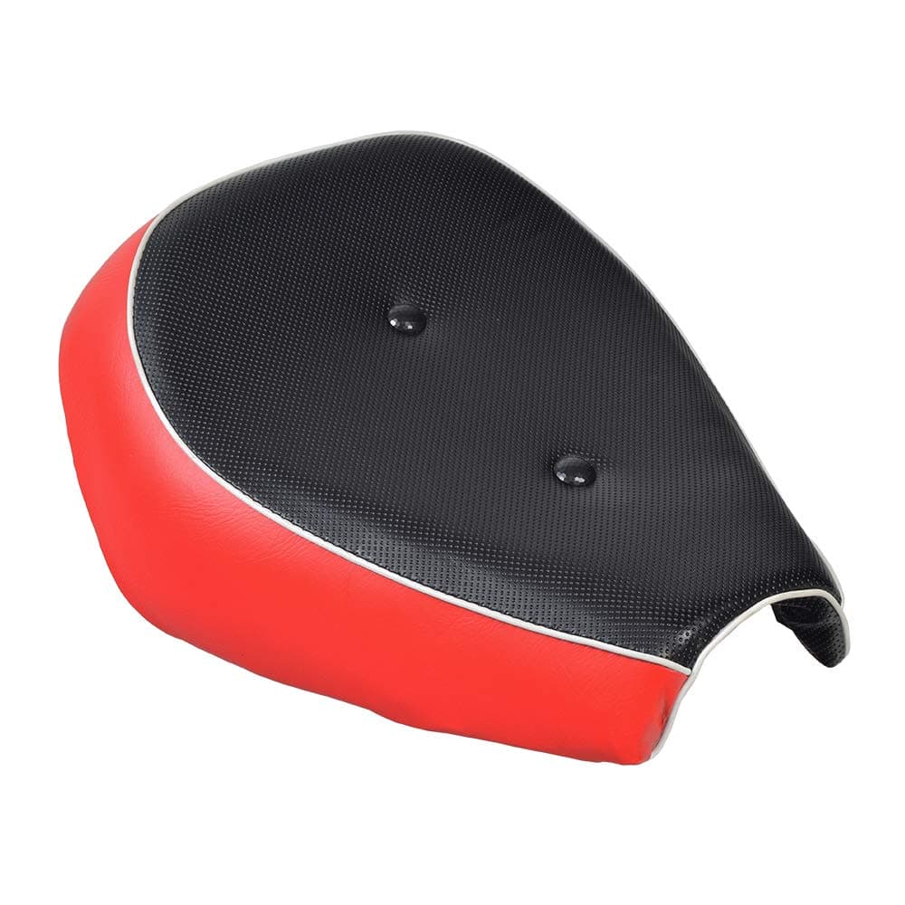 AlveyTech Stylish Black & Red Replacement Seat for Baja MB165 & Falcon Mini Bikes - Comfortable DIY Accessory