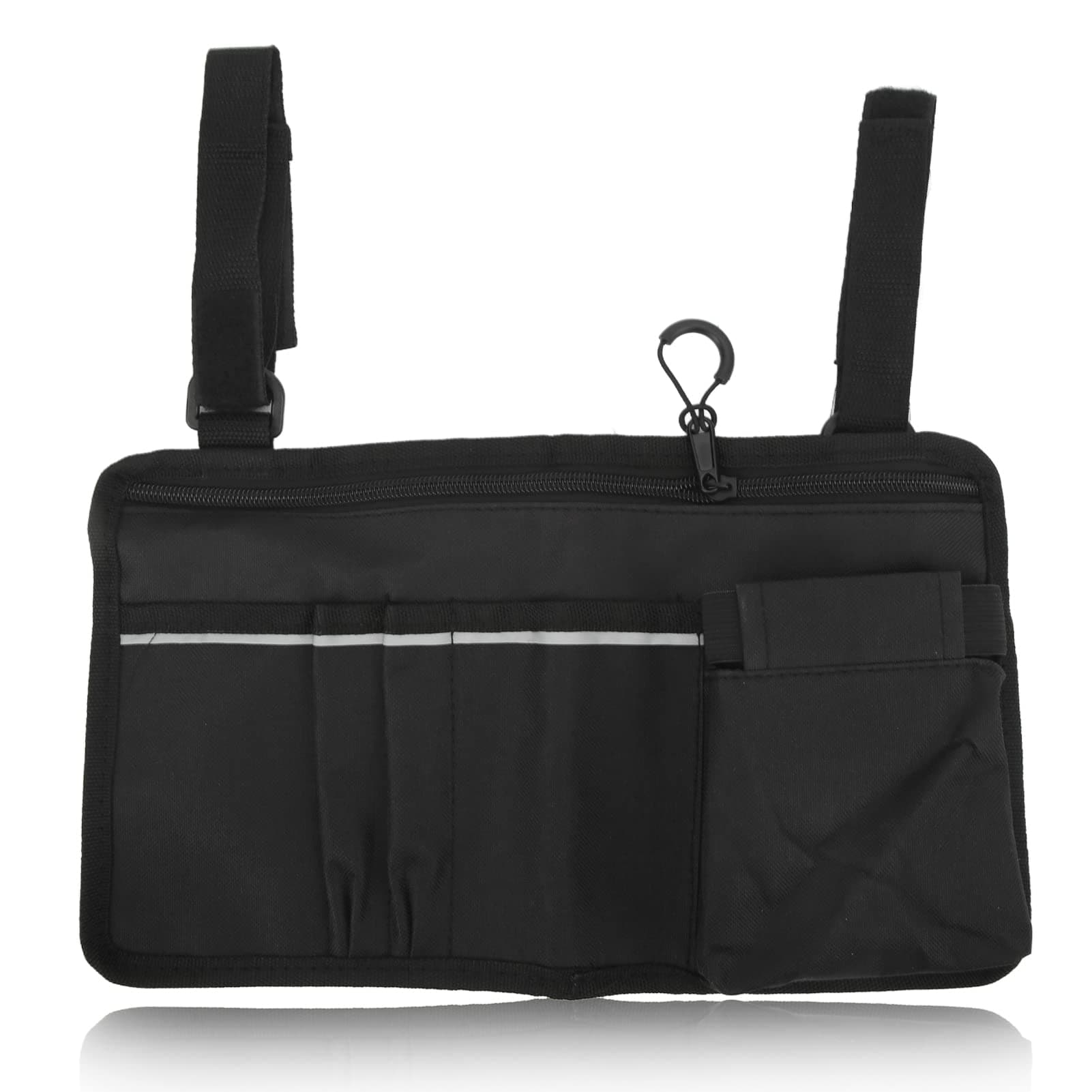 Enhanced Storage & Night Visibility Pouch for Wheelchair Users