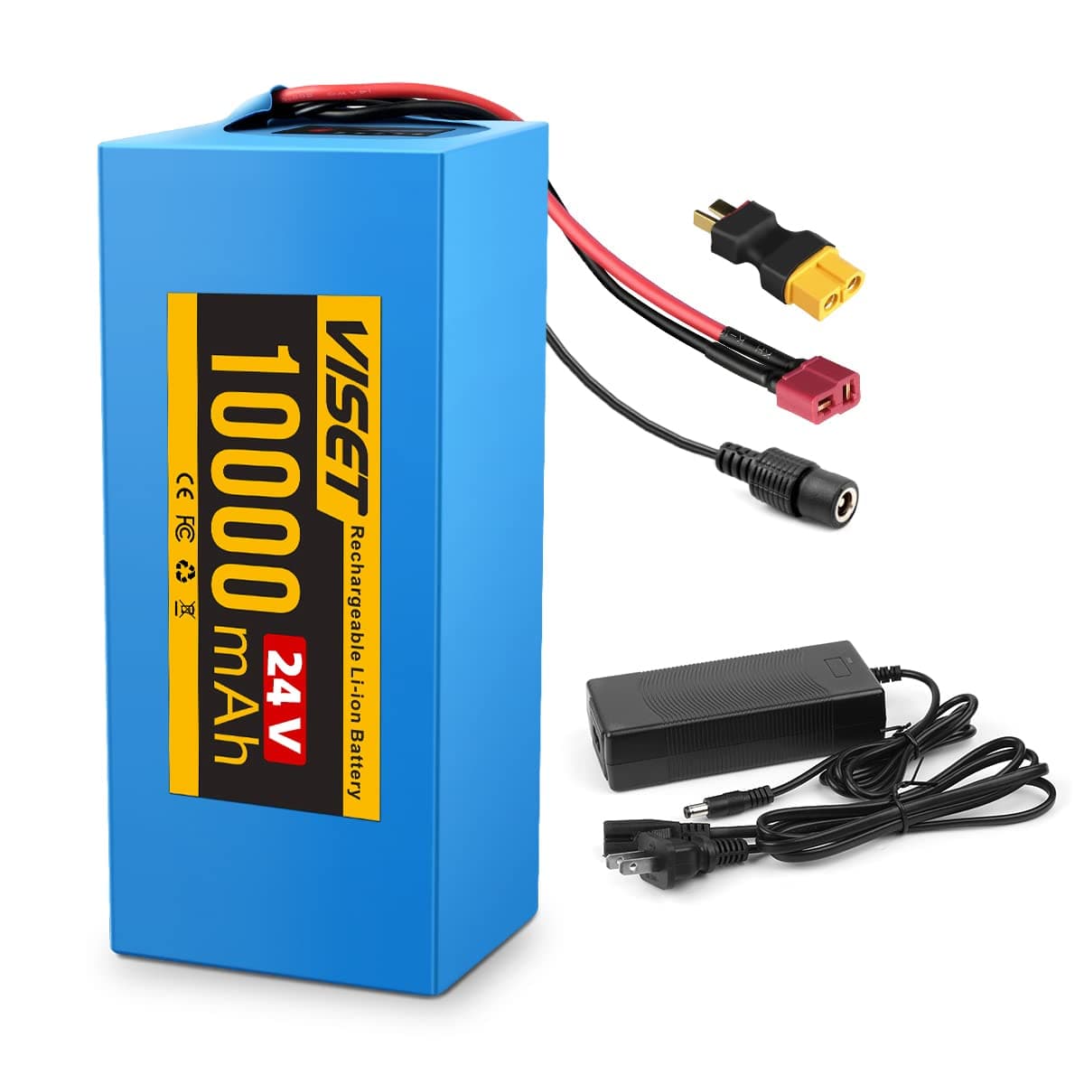 24V 10000mAh Ebike Battery with Charger and BMS