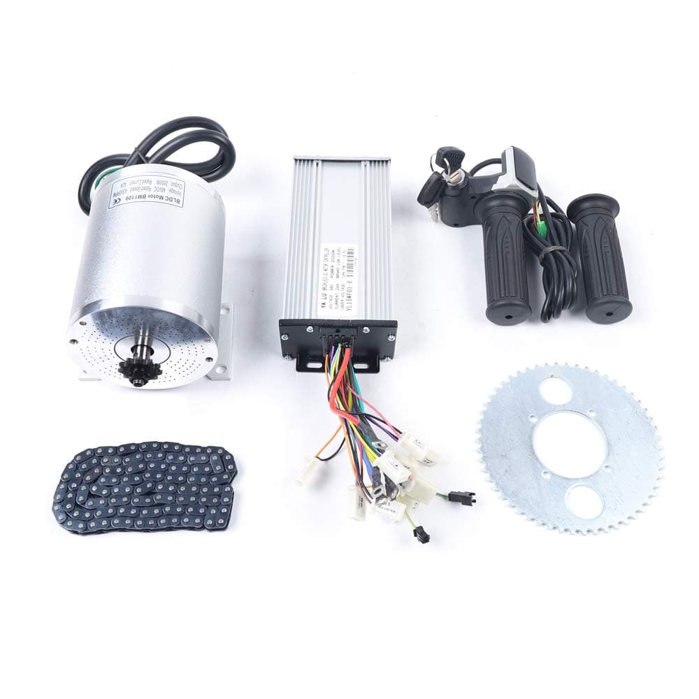 48V 2000W Brushless Electric Motor Kit for Scooters and Ebikes