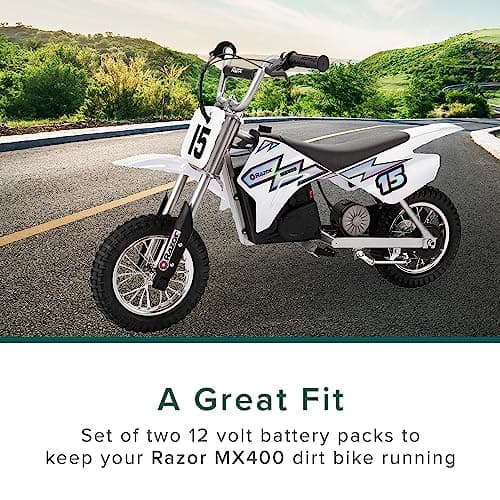 AlveyTech 24V Battery Pack - Replacement Kit for Razor MX400 Rocket Dirt Bike
