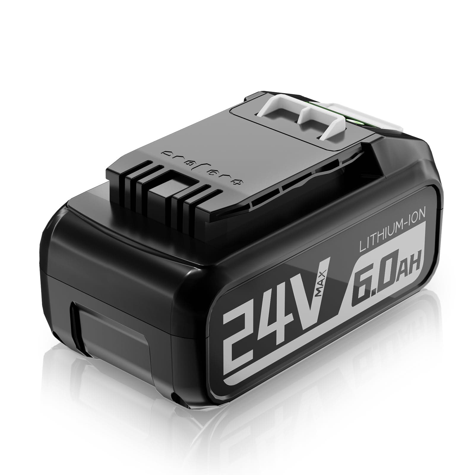 Calihutt 24V 6.0Ah Lithium Ion Battery Replacement for Greenworks 29842, 29852, 29322, 20352, 22232, 2508302 Cordless To