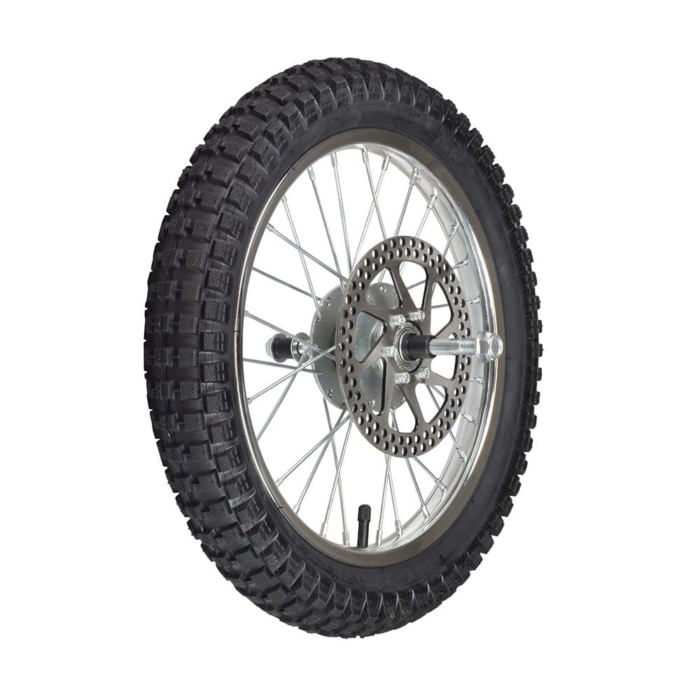 AlveyTech Front Wheel Assembly for Razor MX500/MX650 Dirt Rocket Bike