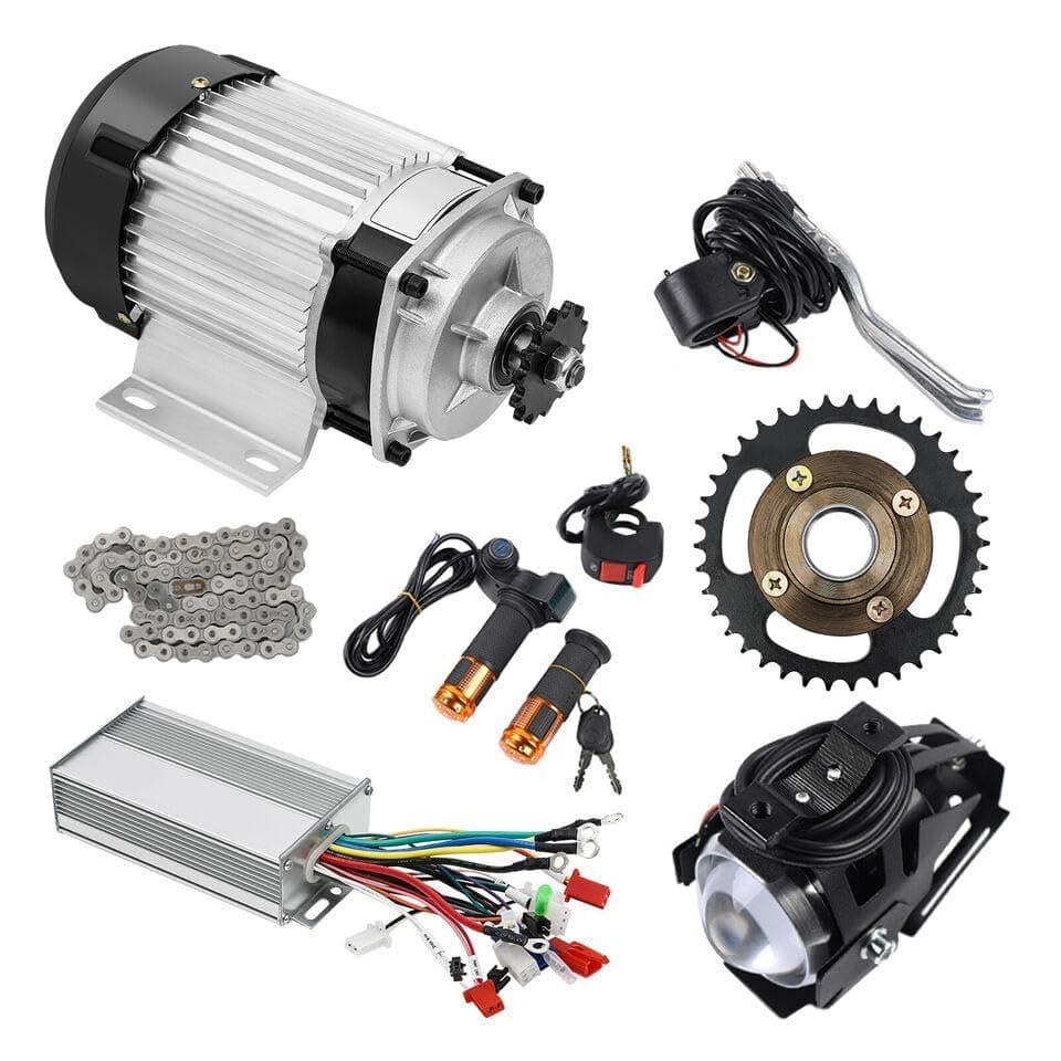 48V Brushless Motor Kit for Electric Bikes and Go Karts (500W-750W)