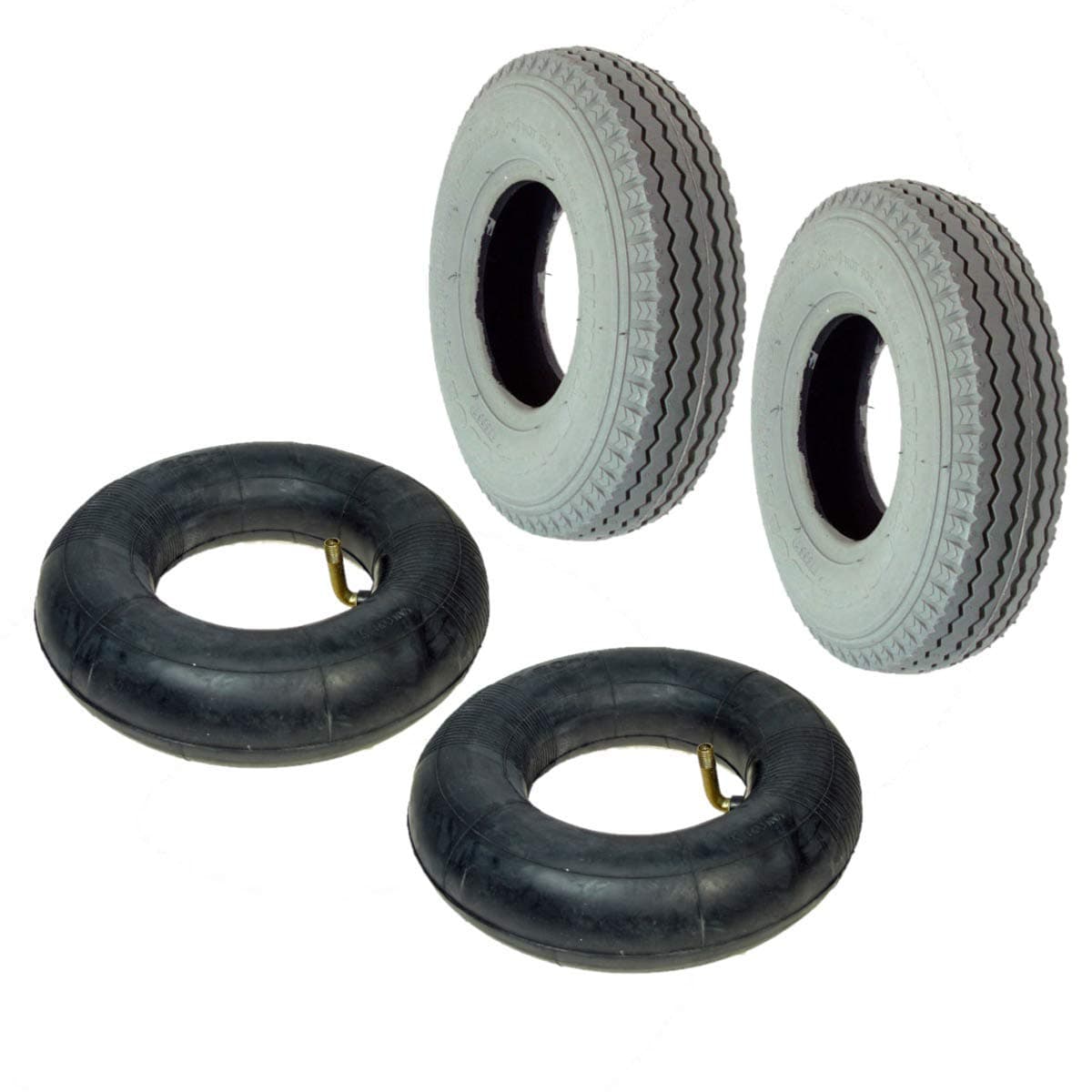 AlveyTech 2.80/2.50-4 Mobility Tire and Inner Tube Sets