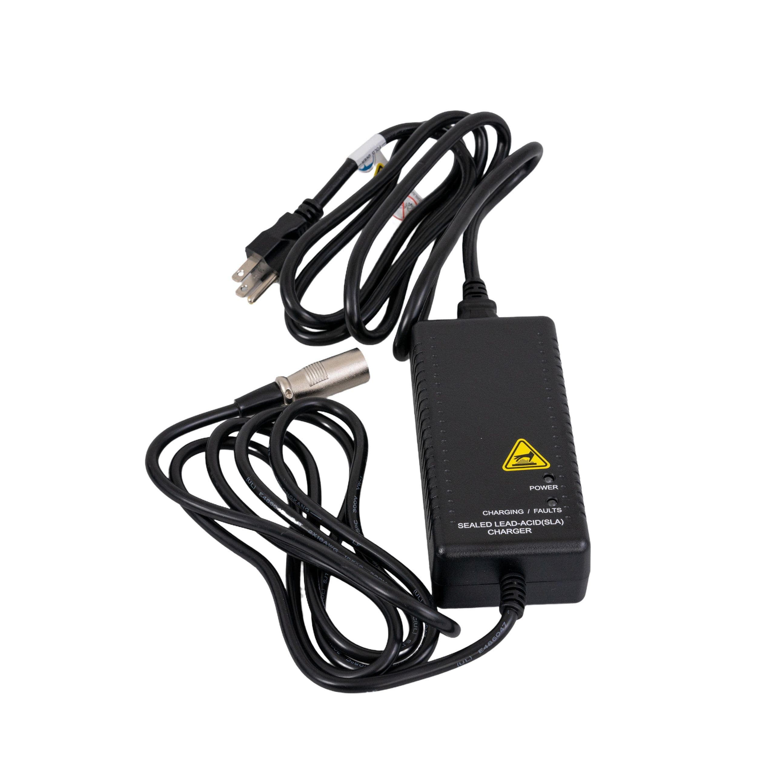 24V 2.0A XLR 24BC2000T-4 Battery Charger for Mobility Scooters, Power Chairs, Electric Scooters by AlveyTech