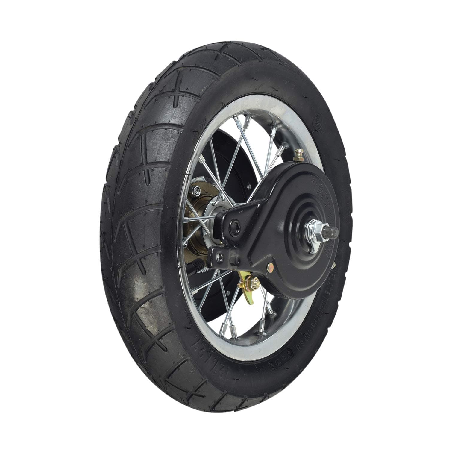 Replacement Rear Wheel Assembly for Razor Pocket Mod Electric Scooter (Version 13-30, 31+) - Includes Tire, Tube, Brake, and Freewheel