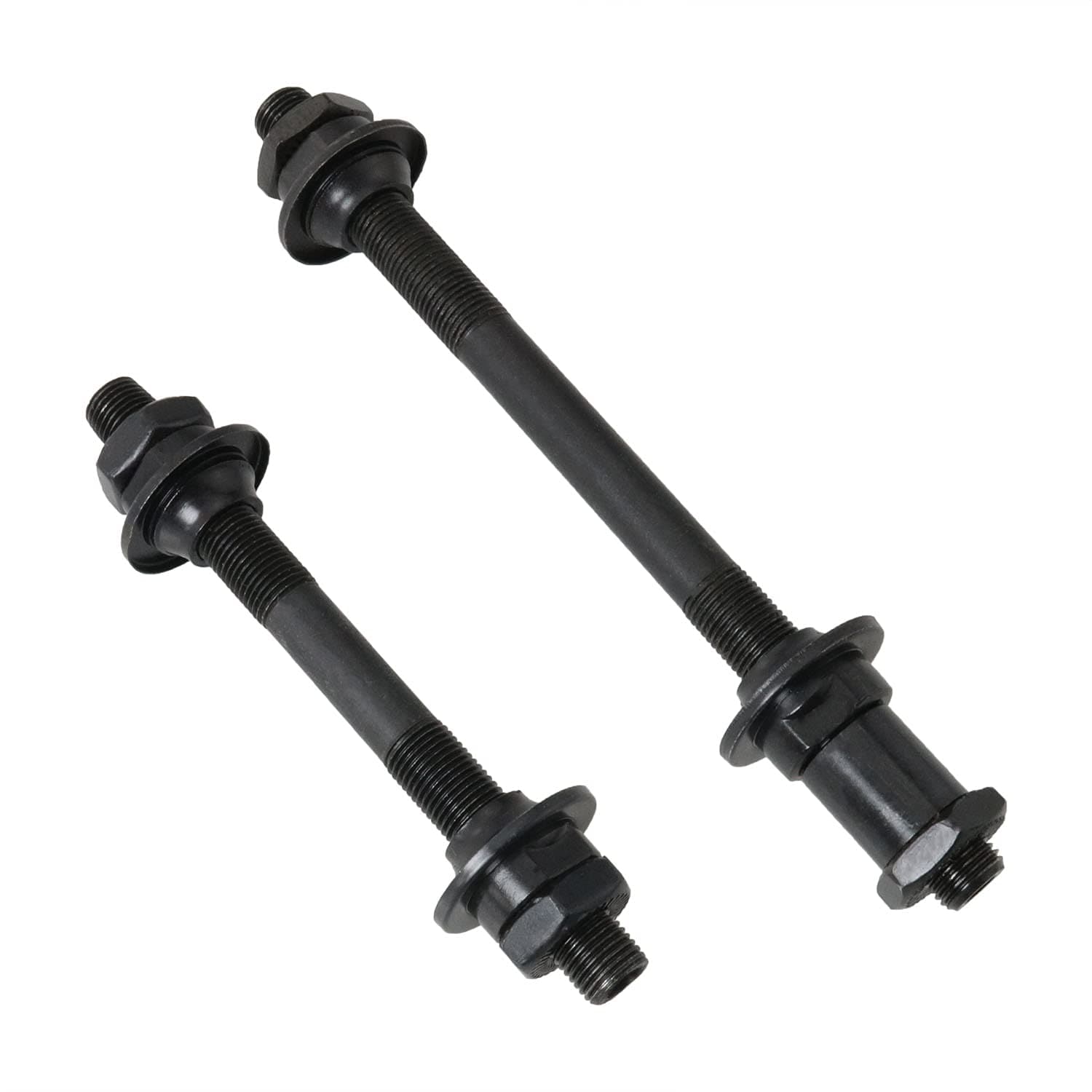 ZRM&E Durable Steel Axles Kit, 108mm/145mm Quick Release MTB HubShaft