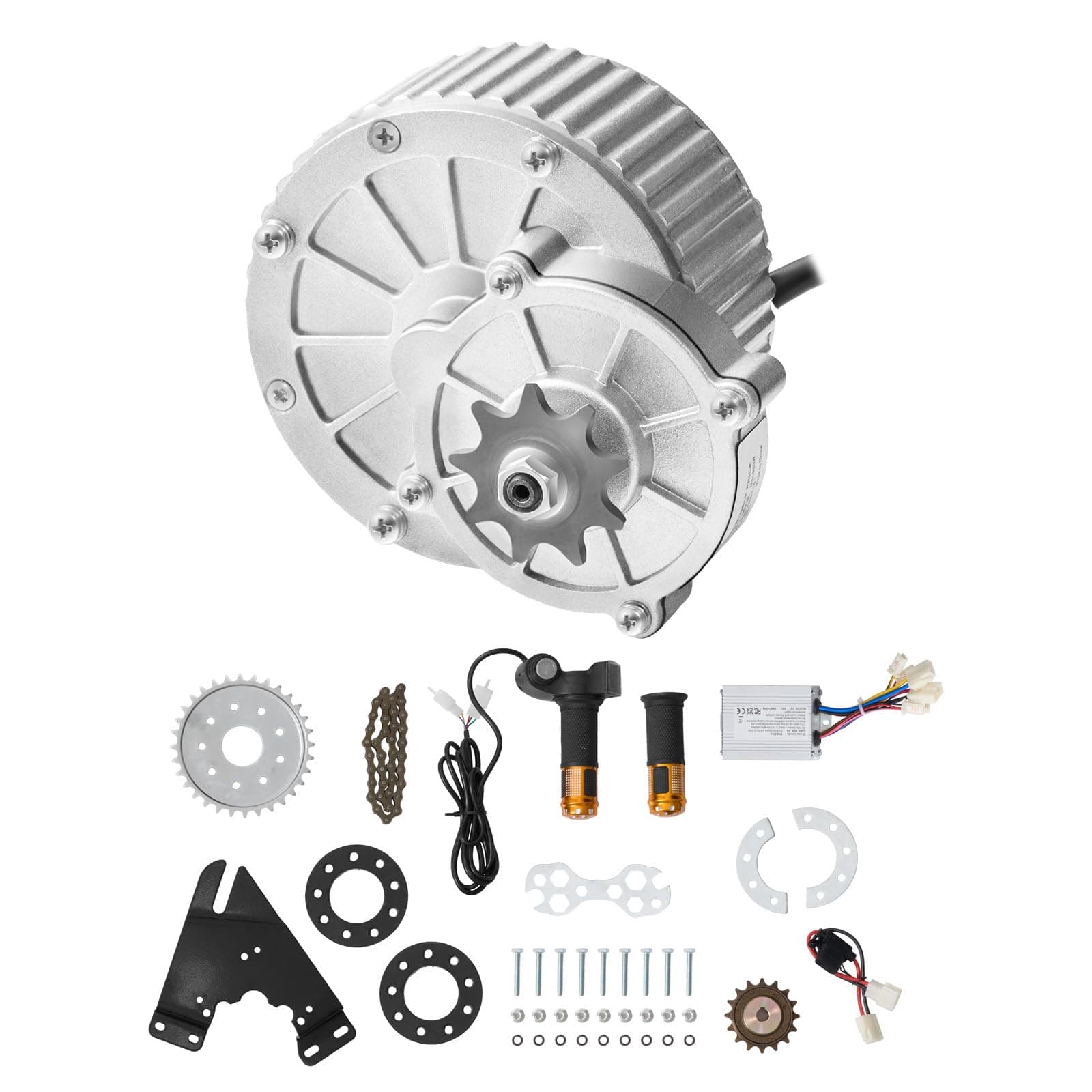Happybuy 450W 36V Brushed DC Motor Kit 3000rpm Upgraded Controller Throttle